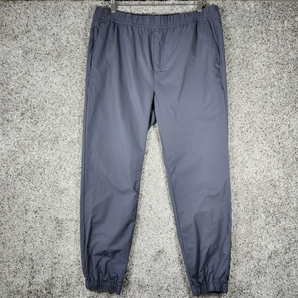 Banana Republic Joggers Mens M Gray Athletic Performance Drawstring Excellent